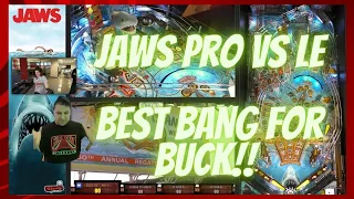 Stern JAWS Pro Pinball Gameplay video. Pro VS LE Best BANG for Buck!!