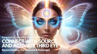 Activate 3rd Eye 🦋 Connect With Source Energy 🩷✨ Powerful Guided Meditation