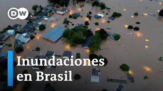 Las lluvias desatan el caos y dejan decenas de muertos en el estado de Rio Grande do Sul