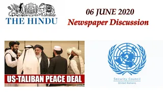 The Hindu Newspaper Discussion 06 JUNE 2020