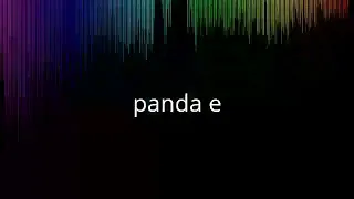 #panda e  cygo_panda e  [music&remix]