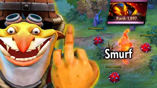 How did I punish a SMURF with Offlane Techies? | Techies Official