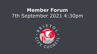 Member Forum - Questions & Statements from Councillors - Tuesday, 7th September, 2021 4.30 pm