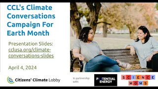 CCL Training: Climate Conversations Campaign For Earth Month