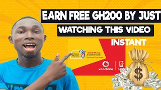 Earn FREE Instant GH₵200 by just watching this video - Make money Online in Ghana