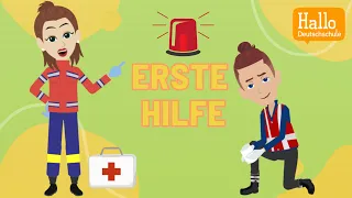 Deutsch lernen | Erste Hilfe bei Notfällen und Unfällen | Akkusativ und Dativ