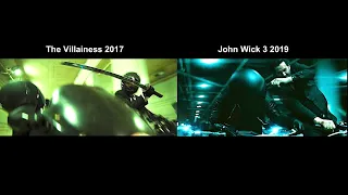 The scene John Wick 3 stole from The Villainess side by side | Keanu Reeves  | Kim Ok-bin