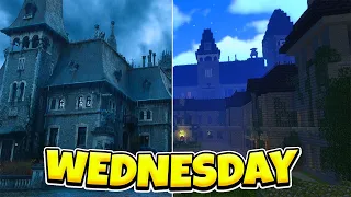 Настоящая карта УЭНСДЕЙ АДДАМС в Майнкрафт Академия НЕВЕРМОР! Wednesday Academy Minecraft Map!