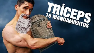 Entrenamiento de Tríceps ¡Los 10 Mandamientos! (TRICEPS MAS GRANDES)