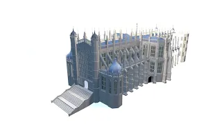 St Georges Chapel Windsor 3D animation