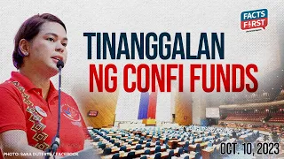 Kontra lang sa confidential funds, kontra na sa kapayapaan?