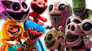 NEW ALL ZOONOMALY MONSTERS VS ALL POPPY PLAYTIME CHAPTER 3 CHARACTERS In Garry's Mod!