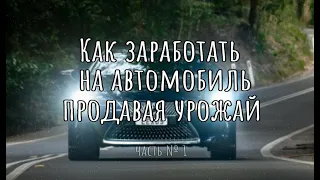 Как заработать на автомобиль, продавая урожай №1