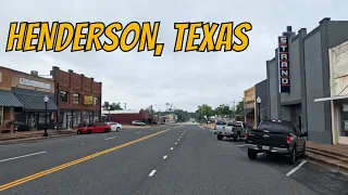 Henderson, Texas! Drive with me through a Texas town!