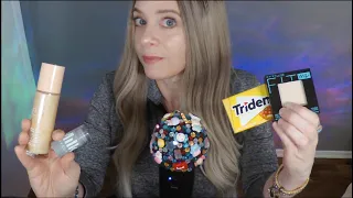 ASMR Gum Chewing GRWM Whispered Makeup Application