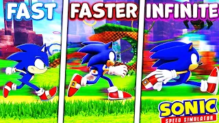 😱 КАК ПОЛУЧИТЬ БЕСКОНЕЧНУЮ СКОРОСТЬ в Sonic Speed Simulator! Роблокс !