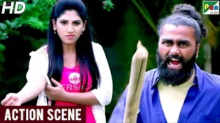 I.P.S Jhansi Fight Scene | Jana Gana Mana Movie Scene |Hindi Dubbed Movie | Ayesha Habib, Kuri Ranga