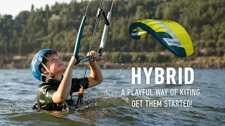 HYBRID a playful way of kiting. Get them started!