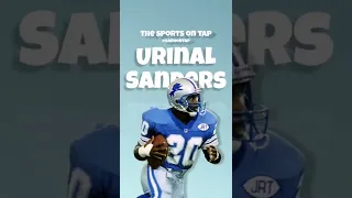 Barry Sanders Urinal 🧐 SOLD FOR $3,000 DOLLARS 😂 💰|  #NFL #Shorts