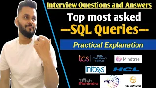 Top most asked SQL Queries interview Questions and Answers | Most important SQL Queries