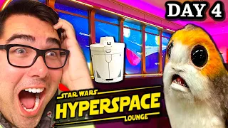 STAR WARS Hyperspace Lounge | Disney Cruise Wish DAY 4