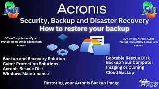 LIVE -  How to Restore an Acronis Backup with Acronis Cyber Protect Home Office