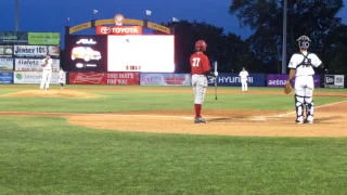 Yankees prospect Nestor Cortes of Trenton Thunder gets strikeout