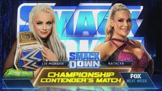 Liv Morgan vs Natalya - Smackdown Women's Championship Contender's Match | Smackdown 2022 | WWE 2K22