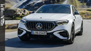 2025 Mercedes-AMG E53 Hybrid T-Modell (Estate)/Limousine (Saloon) Reveal – Driving, Interior, Static