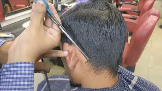 ASMR Barbar _ relaxing Scissors Haircut #alrayaanhairstudio
