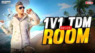 1v1 TDM ROOMS LIVE | BGMI 3.1 TEAMCODES #bgmilive #shortsfeed #shortslive #shorts #1v1 #tdm