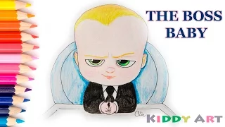 How to Draw The Boss Baby / Как нарисовать Босса - Молокососа