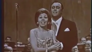 Luciano Pavarotti & Mirella Freni sing O soave fanciulla from La Bohème 1964