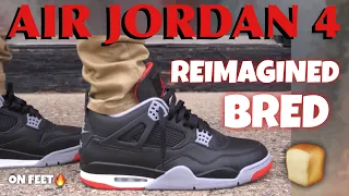 Air Jordan 4 Bred Reimagined Review & On Feet