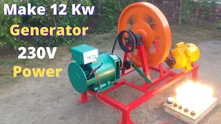 Free Energy 12 Kw Generator Free Electricity Generator 230v From Flywheel Motor And Alternator