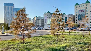 Пешая Прогулка Астана | Улица Кабанбай батыра с Hilton Garden INN до Asia Park