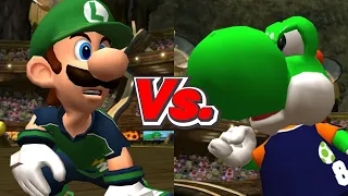 Super Mario Strikers - Luigi/Hammer Bros Vs. Yoshi/Toad