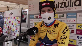 Primoz Roglic - Interview at the finish - Itzulia Basque Country Stage 2