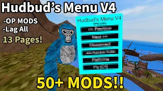 Hudbud's Menu V4 Gorilla Tag Mod Menu Showcase! *OP MODS!*