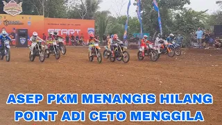 POINT SPORT155 MOTO1 BAHAYA ADICETO DUEL KETAT  RIZKY HK ASEP PKM MENANGIS!!!