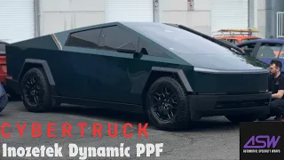 Tesla Cybertruck wrapped with INOZETEK PPF