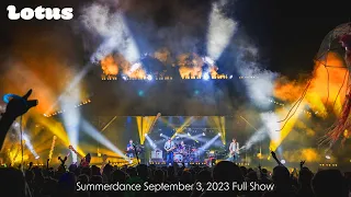 Lotus - 9.3.2023 - Sunday full show from Summerdance 4K