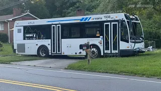 Surveillance video shows MARTA bus driver falling asleep before crash