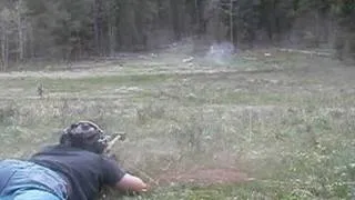 .50 BMG shooting water jugs with an Armalite AR50