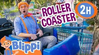 Blippi and Meekah Explore Adventure City 🎢 Blippi Adventures | Learning Videos | After School Club