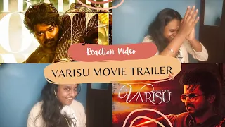 Varisu Official Trailer |Reaction Video|Thalapathy Vijay | Rashmika | Vamshi Paidipally | S.Thaman |