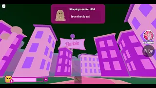 I visited Barbies DreamLand in Roblox! Part 1