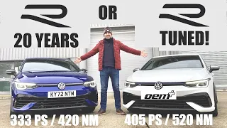 2023 VW GOLF R 20 YEARS -  A WORTHY ANNIVERSARY MODEL? OR IS A TUNED R BETTER? #vwgolfr #racingline