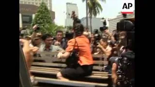 INDONESIA: TRIAL OF WOMEN ARRESTED FOR ANTI GOVERNMENT PROTEST