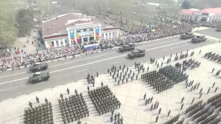 День Победы Белогорск - Проход техники